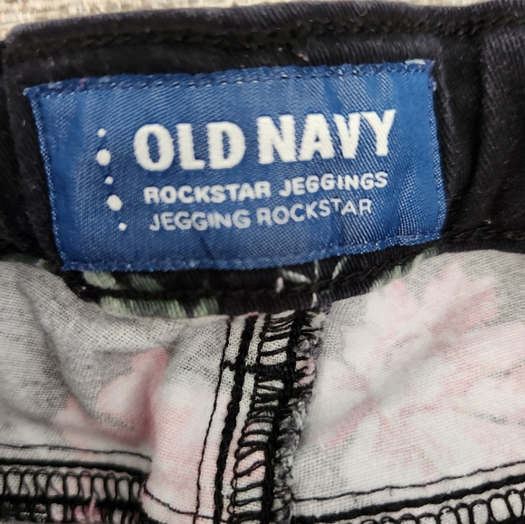 OLD NAVY Floral Rockstar Jeggings SIZE 10 - Picture 8 of 8